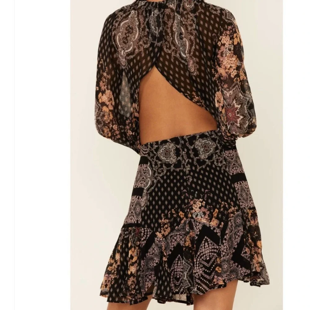 26) FREE PEOPLE Seven Wonders Mini Dress NWT sz S! - Picture 4 of 15